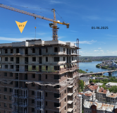 Ход строительства дома 4 в ЖК Новые Горизонты на Пушкина -