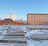 Ход строительства дома 54, корпус 6 (А) в ЖК 17 линия -