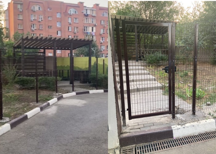 Досуг под замком: жители ЖК в Ростове не могут поделить беседки у дома  - фото 1