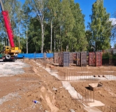 Ход строительства дома 40, 2 этап в ЖК Настроение -