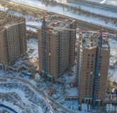 Ход строительства дома № 1, 1 этап в ЖК Калина Долина -