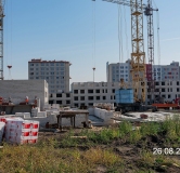 Ход строительства дома 3.5 в ЖК Кантри -