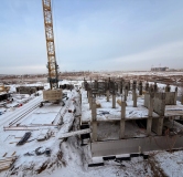 Ход строительства дома 3 в ЖК Аллея Парк -