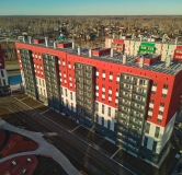 Ход строительства дома 48 в ЖК Вишневая Горка -