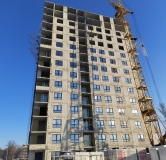 Ход строительства дома № 1 в ЖД Уникум на Ленинском -