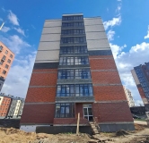 Ход строительства дома № 40У-4.3 в ЖК Вишневый сад -