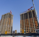 Ход строительства дома секция 1.1, 1.2 в ЖК Экогород Яркий -