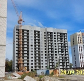 Ход строительства дома 3-2 в ЖК Новелла -