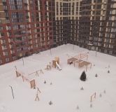 Ход строительства дома этап 1,2 в ЖК Леонов. Квартал Героев -