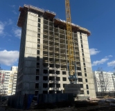 Ход строительства дома № 43 (ГП-1) в ЖК В 10-м микрорайоне -