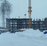 Ход строительства дома 4 в ЖК Бирюзова Парк -