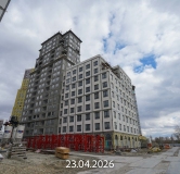 Ход строительства дома ГП-8 в ЖК Айвазовский (Айвазовский City) -