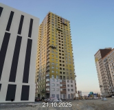 Ход строительства дома № 1456, ГП-72.101 в ЖК Мириады -