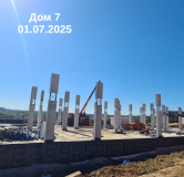Ход строительства дома 7 в ЖК 5 Баллов Парк Эко Кварталов -