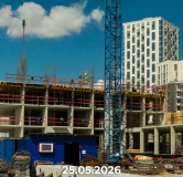 Ход строительства дома 15, ГП-72.110 в ЖК Мириады -