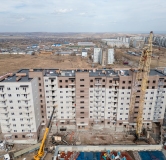 Ход строительства дома № 2.2, блок 4-6 в ЖК Мята -