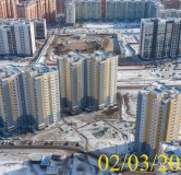 Ход строительства дома № 13а в Микрорайон Нанжуль-Солнечный -