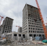 Ход строительства дома 4 к1, ГП-13 (2 этап) в ЖК Айвазовский (Айвазовский City) -