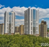 Ход строительства дома 6 в ЖК Ньютон -