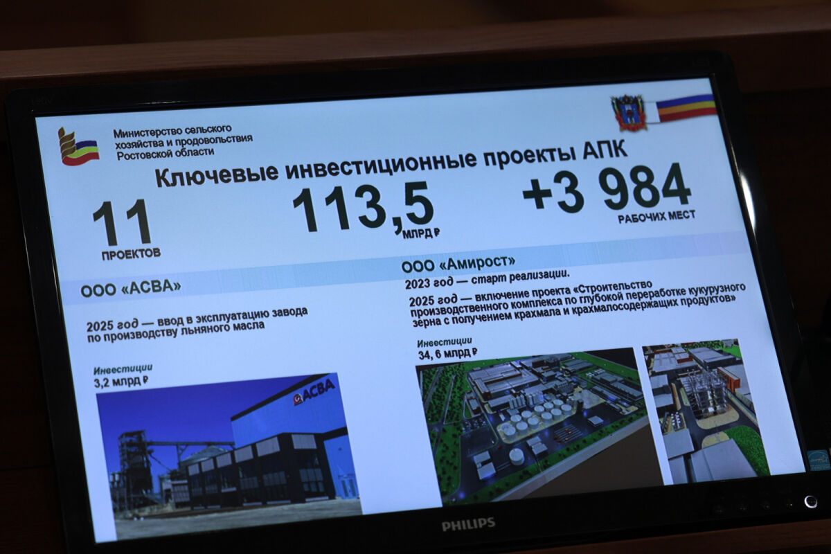 В Ростовской области за 23,4 млрд рублей построят теплицы и кормовой цех - фото 1