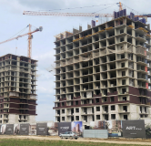 Ход строительства дома Литер 2 в Клубный квартал Кумир -