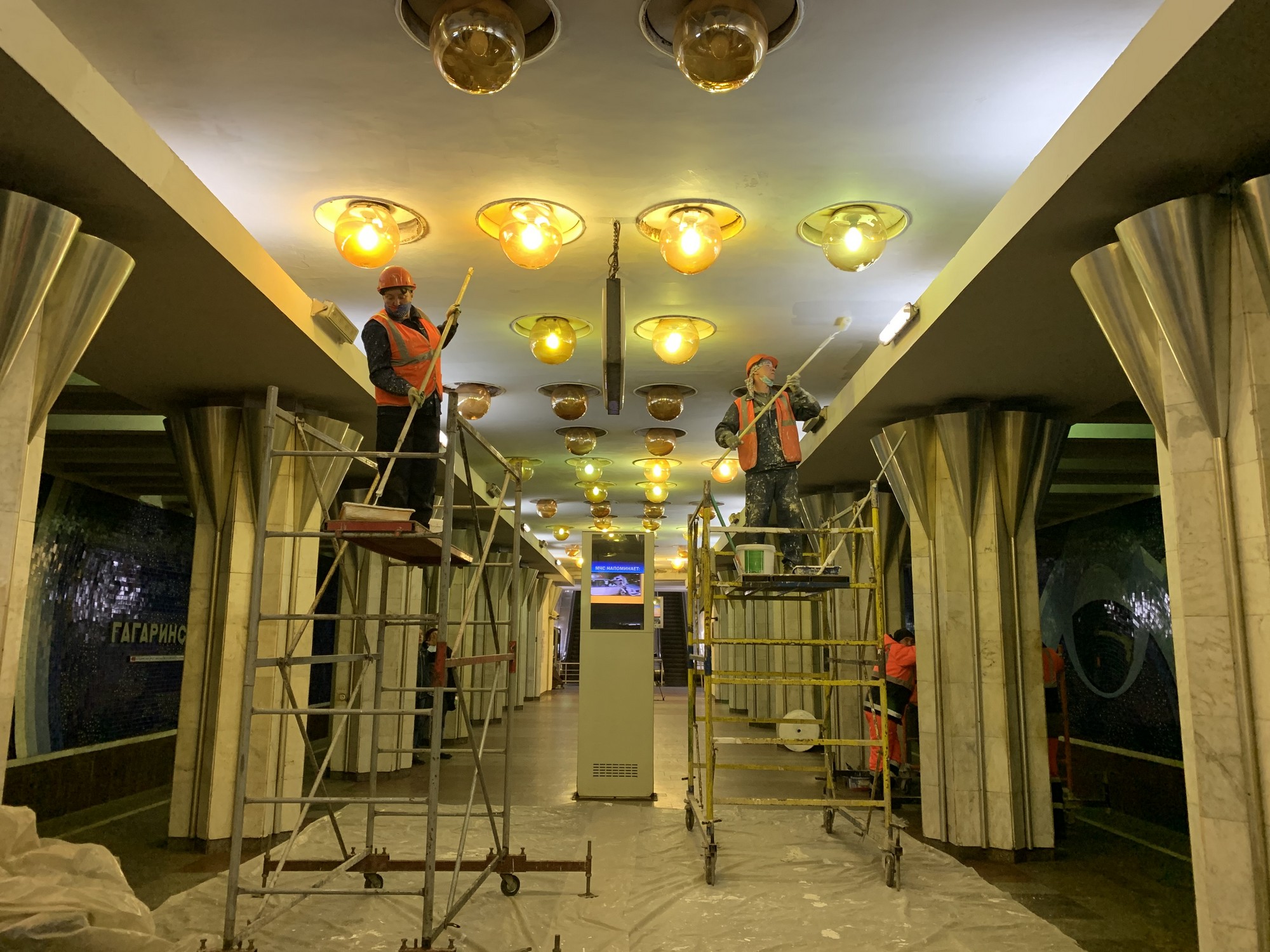 Станцию метро Гагаринскя в Самаре отремонтируют к концу марта