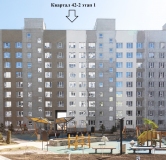 Ход строительства дома № 42-2 (1), У парка в ЖК Южный Город -