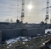 Ход строительства дома 5.6 в ЖК ЭКО-квартал на Кедровой -