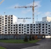 Ход строительства дома № 43-3, У озера в ЖК Южный Город -