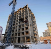 Ход строительства дома 10 в ЖК Прео-8 -