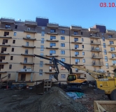 Ход строительства дома 2 в ЖК Иркут -