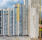 Ход строительства дома 1.4 в ЖК Нагорный -