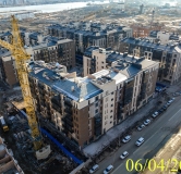 Ход строительства дома № 2 корпус 2 в ЖК Новоостровский -