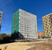 Ход строительства дома № 1.3 в ЖК Сахарный дол -