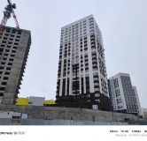 Ход строительства дома 1 в ЖК Рассвет -