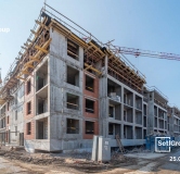 Ход строительства дома 12, корпус 3.3 в ЖК Дворцовый Фасад -