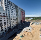 Ход строительства дома 52/5 (1 этап) в ЖК Ключи-клаб (Ключи CLUB) -