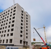 Ход строительства дома 3.5 в ЖК Кантри -
