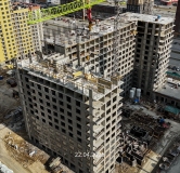Ход строительства дома № 12, ГП-72.208 в ЖК Прео -