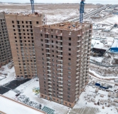 Ход строительства дома № 1, 1 этап в ЖК Калина Долина -