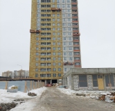 Ход строительства дома секция 1 в ЖК Гармония -