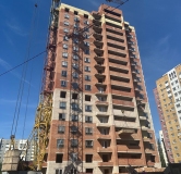 Ход строительства дома 2 в ЖК Матур -