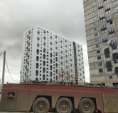 Ход строительства дома 11 в ЖК Лугометрия -