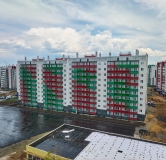 Ход строительства дома 17 в ЖК Вишневая Горка -