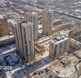 Ход строительства дома № 1 в ЖК Три Клёна -