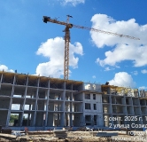 Ход строительства дома 1 в ЖК Концепт -