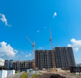 Ход строительства дома 75 в ЖК Радужные дворы -