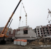 Ход строительства дома № 57, 2 этап, секция 3,4,5 в ЖК Перемена -