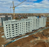 Ход строительства дома 3 в ЖК Атмосфера -