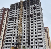 Ход строительства дома № 34ж, 4 этап в ЖК Волна-1 -